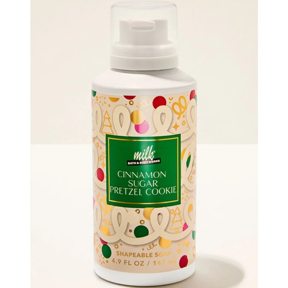 Bath & Body Works Milk Bar Cinnamon Sugar Pretzel Cookie Shapeable Soap NEW